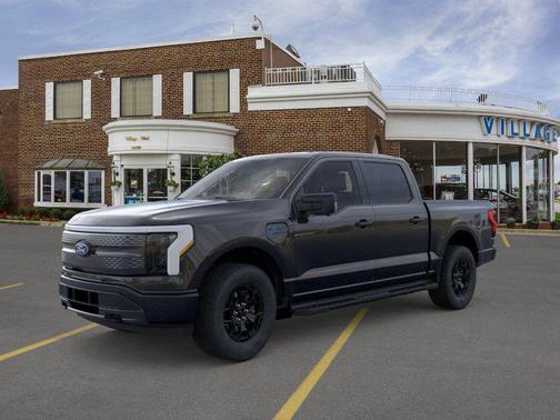 Agate Black Metallic 2025 Ford F-150 Lightning XLT