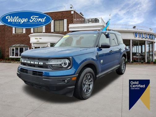 Atlas Blue Metallic 2024 Ford Bronco Sport Big Bend