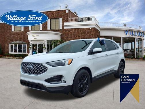 Oxford White 2023 Ford Edge SEL