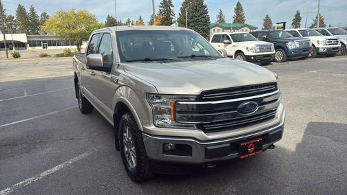 Beige 2018 Ford F-150 Lariat
