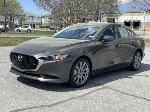 Machine Gray Metallic 2026 Mazda Mazda3 FWD w/Preferred Package