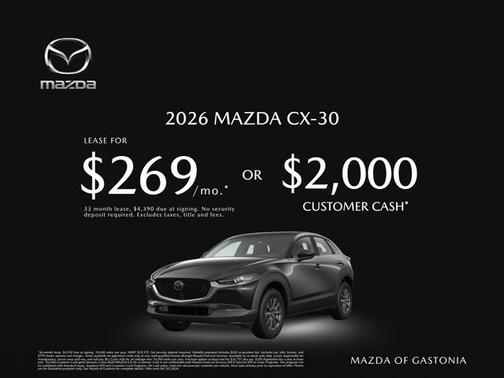 Jet Black Mica 2026 Mazda CX-30 AE