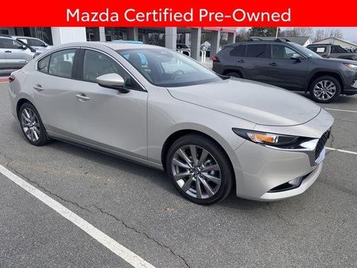 Platinum Quartz Metallic 2026 Mazda Mazda3 FWD w/Preferred Package