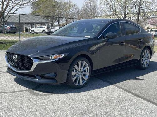 Jet Black Mica 2026 Mazda Mazda3 FWD w/Preferred Package