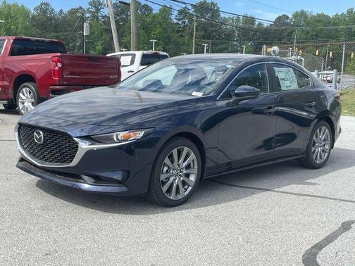 Deep Crystal Blue Mica 2026 Mazda Mazda3 FWD w/Preferred Package