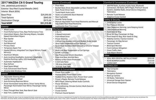 2017 Mazda CX-5 Grand Touring