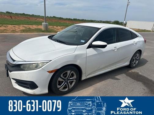 Taffeta White 2018 Honda Civic LX