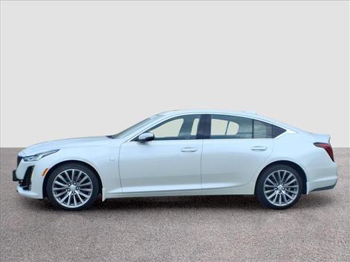 Crystal White Tricoat 2023 Cadillac CT5 Premium Luxury AWD