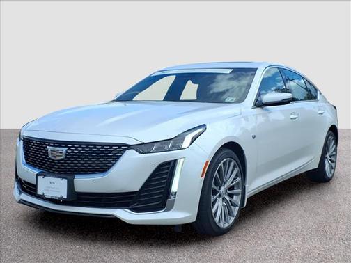 Crystal White Tricoat 2023 Cadillac CT5 Premium Luxury AWD