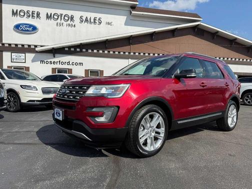 Ruby Red Metallic Tinted Clearcoat 2017 Ford Explorer XLT