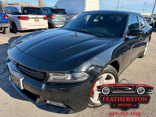 Black 2016 Dodge Charger Police