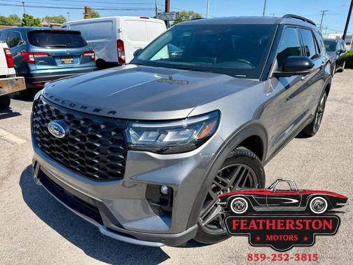 Carbonized Gray Metallic 2025 Ford Explorer ST-Line
