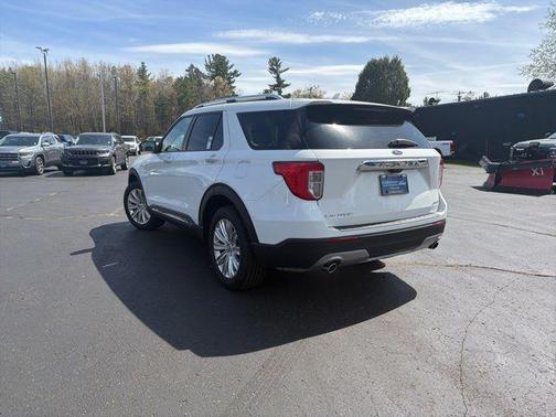 Star White Metallic Tri-Coat 2023 Ford Explorer Limited
