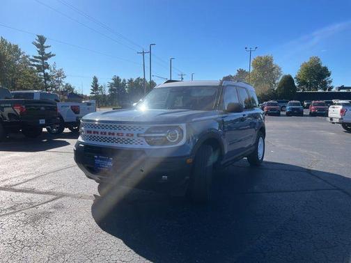 Azure Gray Metallic Tri-Coat 2025 Ford Bronco Sport Heritage