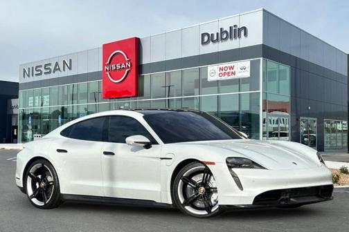 White 2023 Porsche Taycan Turbo
