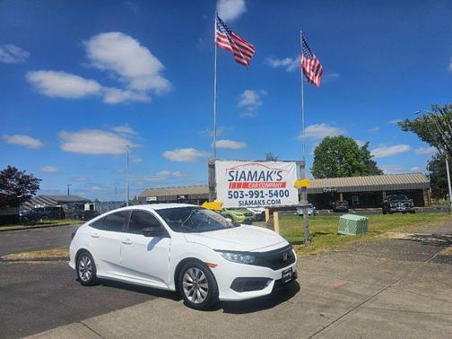 Taffeta White 2017 Honda Civic LX