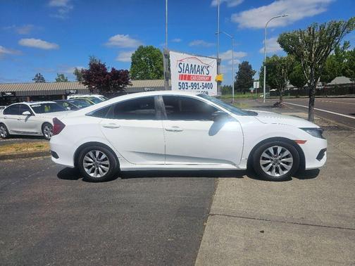 Taffeta White 2017 Honda Civic LX