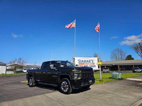 Greenstone Metallic 2022 Chevrolet Silverado 2500 Custom