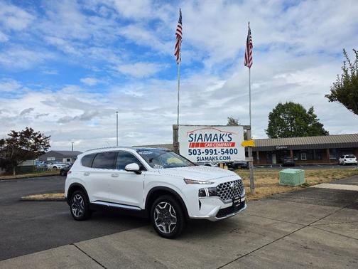Serenity White Pearl 2023 Hyundai Santa Fe Plug-In Hybrid Limited