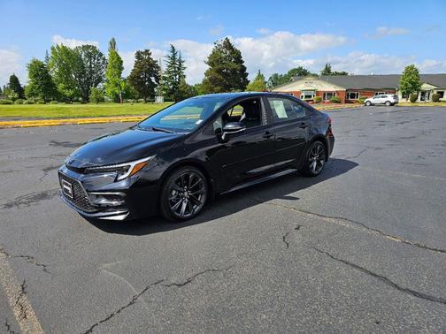 Midnight Black Metallic 2024 Toyota Corolla XSE