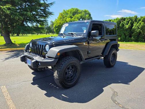 Black Clearcoat 2017 Jeep Wrangler Willys Wheeler