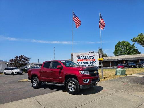 Cajun Red Tintcoat 2018 Chevrolet Colorado Z71