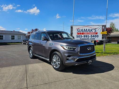 Anthracite Gray 2024 INFINITI QX80 Luxe