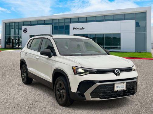 Pure White 2026 Volkswagen Taos S
