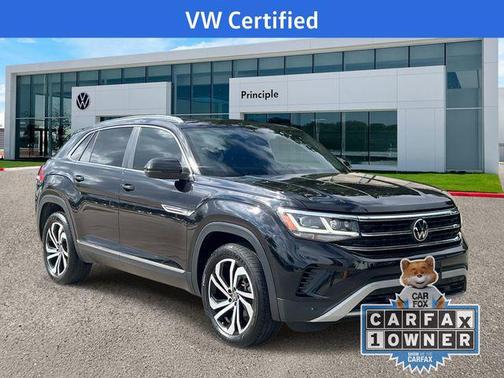 Deep Black 2023 Volkswagen Atlas Cross Sport 3.6L V6 SEL