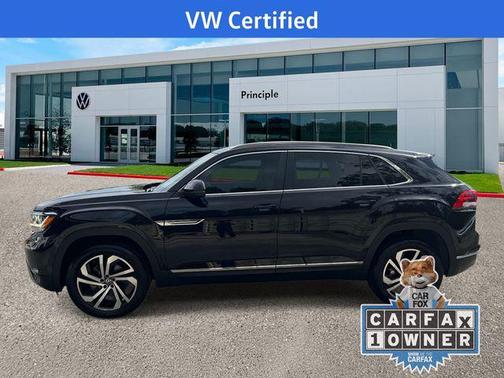 Deep Black 2023 Volkswagen Atlas Cross Sport 3.6L V6 SEL