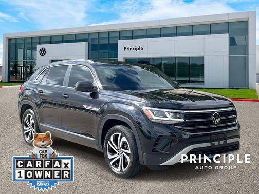 Deep Black 2023 Volkswagen Atlas Cross Sport 3.6L V6 SEL