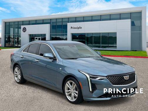Midnight Steel Metallic 2023 Cadillac CT4 Luxury