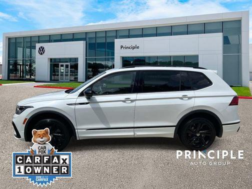 Opal White 2024 Volkswagen Tiguan 2.0T SE R-Line Black 4MOTION