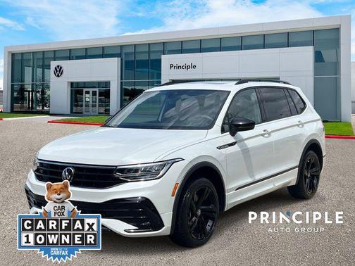 Opal White 2024 Volkswagen Tiguan 2.0T SE R-Line Black 4MOTION