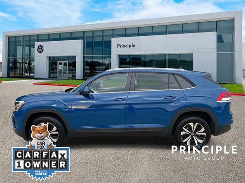 Blue Metallic 2025 Volkswagen Atlas Cross Sport 2.0T SE
