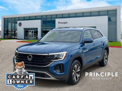 Blue Metallic 2025 Volkswagen Atlas Cross Sport 2.0T SE