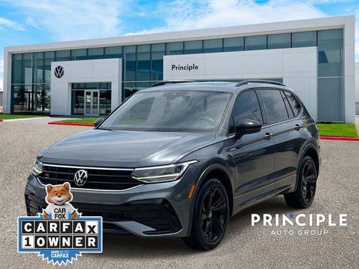 Gray 2023 Volkswagen Tiguan 2.0T SE R-Line Black