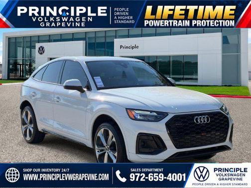 Glacier White 2023 Audi Q5 45 S line Premium Plus