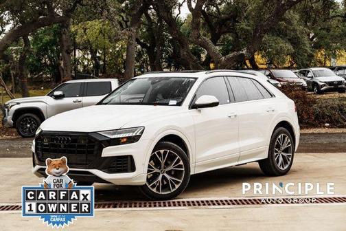Carrara White 2023 Audi Q8 55 Premium