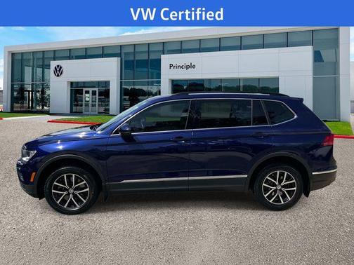Atlantic Blue Metallic 2021 Volkswagen Tiguan 2.0T SE