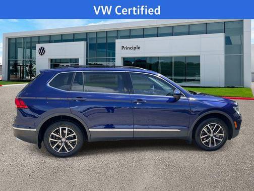 Atlantic Blue Metallic 2021 Volkswagen Tiguan 2.0T SE