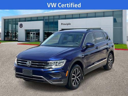 Atlantic Blue Metallic 2021 Volkswagen Tiguan 2.0T SE