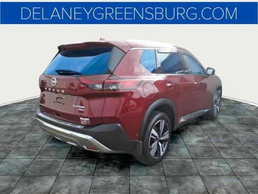 Scarlet Ember 2021 Nissan Rogue Platinum