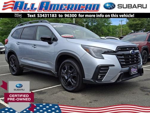 Ice Silver Metallic 2025 Subaru Ascent Onyx Edition Touring