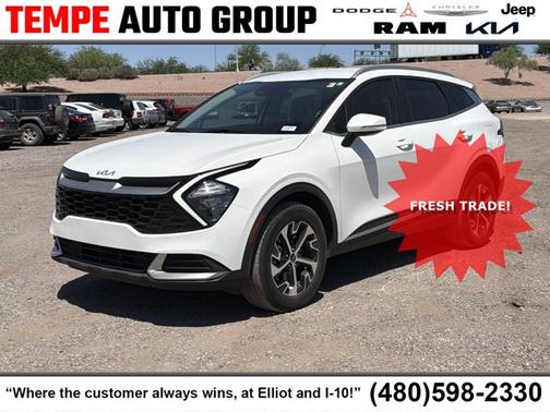 Snow White Pearl 2023 Kia Sportage Hybrid EX