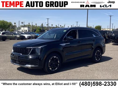 Ebony Black 2025 Kia Sorento S