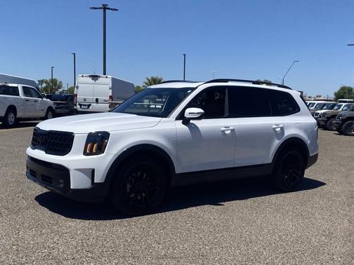Glacial White Pearl 2025 Kia Telluride SX X-Line