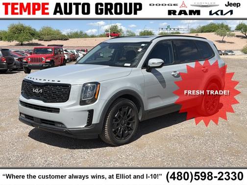 Wolf Gray 2022 Kia Telluride SX SUV