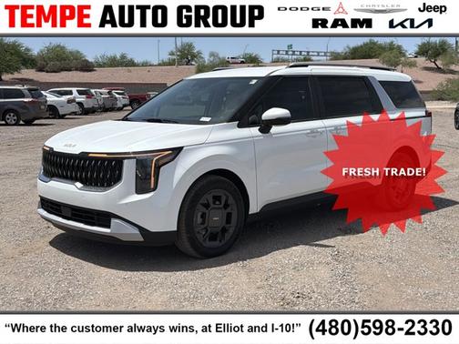 Snow White Pearl 2026 Kia Carnival Hybrid EX
