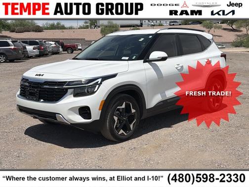 Snow White Pearl 2024 Kia Seltos EX